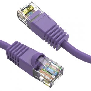 Axiom Memory Solutions  1FT CAT6 550mhz Patch Cable Molded Boot (Purple)Category 6 for Network DevicePatch Cable1 ft1 x RJ-45 Male Network1 x RJ… C6MB-P1-AX