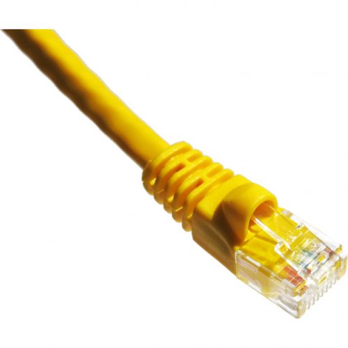Axiom Memory Solutions  15FT CAT6 550mhz Patch Cable Molded Boot (Yellow)Category 6 for Network DevicePatch Cable15 ft1 x RJ-45 Male Network1 x… C6MB-Y15-AX
