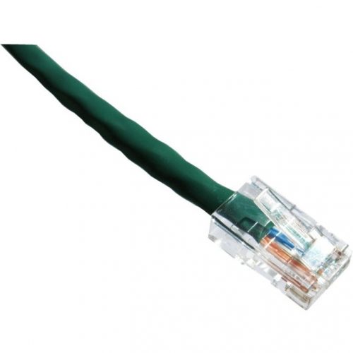 Axiom Memory Solutions  8FT CAT6 550mhz Patch Cable Non-Booted (Green)8 ft Category 6 Network Cable for Network DeviceFirst End: 1 x RJ-45 NetworkMale… C6NB-N8-AX