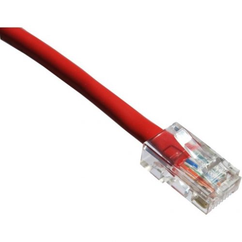 Axiom Memory Solutions  18-INCH CAT6 550mhz Patch Cable Non-Booted (Red)1.50 ft Category 6 Network Cable for Media Converter, Router, Switch, Patch Panel… C6NB-R18IN-AX