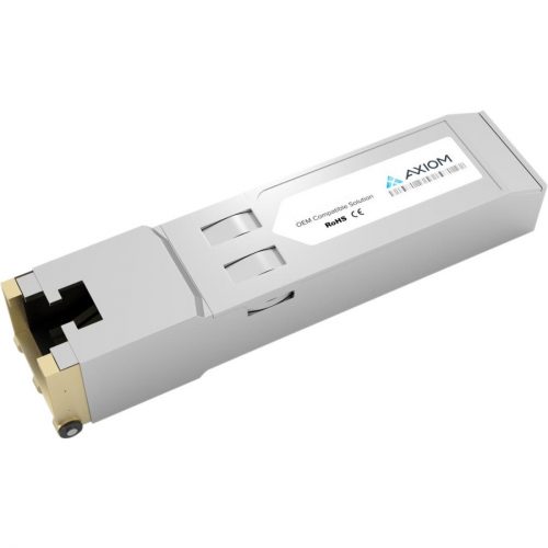 Axiom Memory Solutions  D-Link SFP+ ModuleFor Data Networking1 x RJ-45 10GBase-T Network LANTwisted Pair10 Gigabit Ethernet10GBase-T DEM-410T-AX