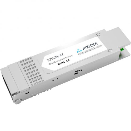 Axiom Memory Solutions  40GBASE-SR4 QSFP+ Transceiver for HPE33A100% HP Compatible 40GBASE-SR4 QSFP+ E33A-AX