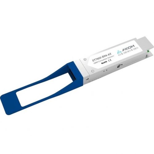 Axiom Memory Solutions  100GBASE-SR4 QSFP28 Transceiver for Edge-CoreQSFP-100GBASE-SR4For Optical Network, Data Networking1 x 100GBase-SR4 Network… ET7402-SR4-AX