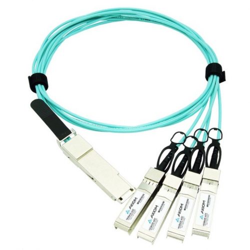 Axiom Memory Solutions  40GBASE-AOC QSFP+ to 4 SFP+ Active Optical Cable Juniper Compatible 10m32.81 ft Fiber Optic Network Cable for Network Dev… JNP-QSFP-AOCBO-10M-AX