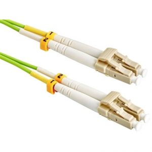 Axiom Memory Solutions  LC/LC Wide Band Multimode Duplex OM5 50/125 Fiber Optic Cable 1m3.28 ft Fiber Optic Network Cable for Network DeviceFirst End… LCLCOM5MD1M-AX