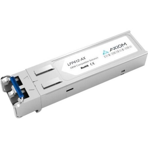 Axiom Memory Solutions  1000BASE-SX SFP 2K Transceiver for BlackBoxLFP412For Optical Network, Data Networking1 x 1000Base-SX NetworkOptical FiberGig… LFP412-AX