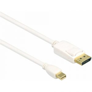 Axiom Memory Solutions  Mini DisplayPort Male to DisplayPort Male Adapter Cable 15ft15 ft DisplayPort/Mini DisplayPort A/V Cable for Audio/Video Device, M… MDPMDPM15-AX