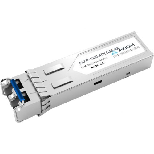 Axiom Memory Solutions  1000BASE-SX SFP Transceiver for PerlePSFP-1000-M2LC05100% Perle Compatible 1000BASE-SX SFP PSFP-1000-M2LC05-AX