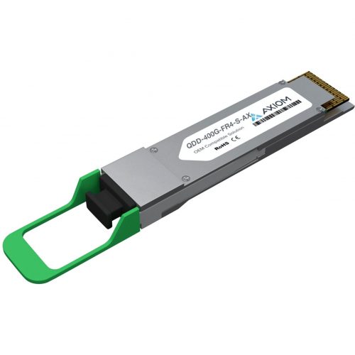 Axiom Memory Solutions  400GBase-FR4 QSFP-DD Transceiver for CiscoQDD-400G-FR4-SFor Optical Network, Data Networking1 x LC 400GBase-FR4 Network… QDD-400G-FR4-S-AX