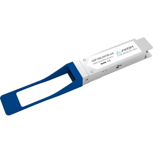 Axiom Memory Solutions  100GBASE-CWDM4 QSFP28 TransceiverQSF100L2KFIN-AX100% MSA Compatible 100GBASE-CWDM4 QSFP28 QSF100L2KFIN-AX