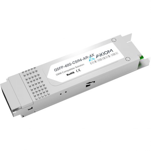 Axiom Memory Solutions  40GBASE-CSR4 QSFP+ Transceiver for AristaQSFP-40G-CSR4-AR100% Arista Compatible 40GBASE-CSR4 QSFP+ QSFP-40G-CSR4-AR-AX