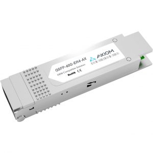 Axiom Memory Solutions  40GBASE-ER4 QSFP+ Transceiver for CiscoQSFP-40G-ER4100% Cisco Compatible 40GBASE-ER4 QSFP+ QSFP-40G-ER4-AX