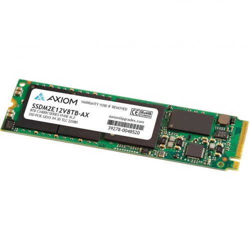 Axiom Memory Solutions  8 TB Solid State DriveM.2 InternalPCI Express NVMe (PCI Express NVMe 3.0 x4) SSDM2E12V8TB-AX