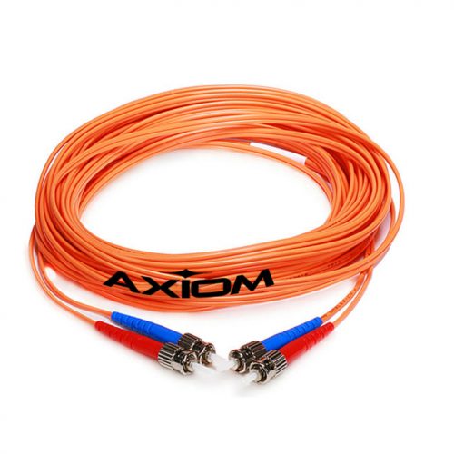 Axiom Memory Solutions  ST/MTRJ Multimode Duplex OM1 62.5/125 Fiber Optic Cable 30mFiber Optic for Network Device98.43 ft2 x ST Male Network1… STMTMD6O-30M-AX