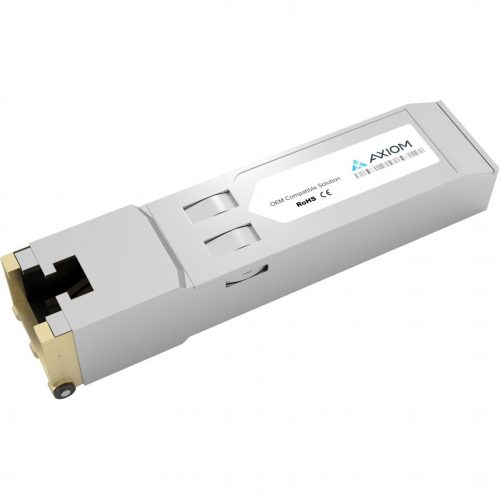 Axiom Memory Solutions  1000BASE-T SFP Transceiver for Transition NetworksTN-SFP-T-MGFor Data Networking1 x 1000Base-TCopper128 MB/s Gigabit… TN-SFP-T-MG-AX