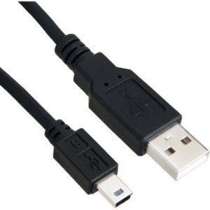 Axiom Memory Solutions  USB 2.0 Type-A to Mini USB Type-B Cable M/M 6ft6 ft USB/USB-B Data Transfer CableFirst End: USB 2.0 Type AMaleSecond E… USB2AMBMIN06-AX