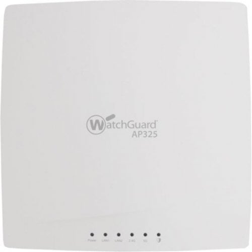 WatchGuard  AP325 and 3-yr Total Wi-Fi2.40 GHz, 5 GHzMIMO Technology2 x Network (RJ-45)PoE PortsCeiling Mountable, Wall Mountable WGA35723