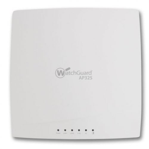 WatchGuard  AP325 and 3-yr Total Wi-Fi2.40 GHz, 5 GHzMIMO Technology2 x Network (RJ-45)PoE PortsCeiling Mountable, Wall Mountable WGA35723