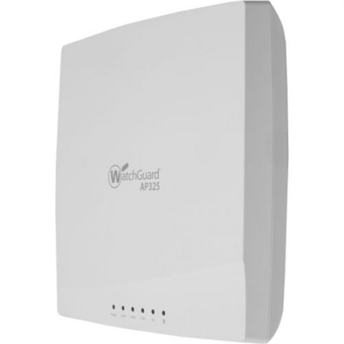 WatchGuard  AP325 and 1-yr Secure Wi-Fi2.40 GHz, 5 GHzMIMO Technology2 x Network (RJ-45)PoE PortsCeiling Mountable, Wall Mountabl… WGA35731