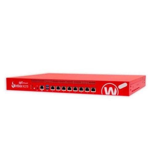 WatchGuard  Firebox M270 High Availability with 1-yr Standard Support8 Port1000Base-TGigabit Ethernet8 x RJ-45 Standard Sup… WGM27071