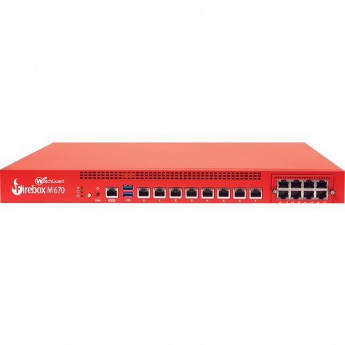 WatchGuard Competitive Trade In to  Firebox M670 with 3-yr Total Security SuiteRack-mountable WGM67693