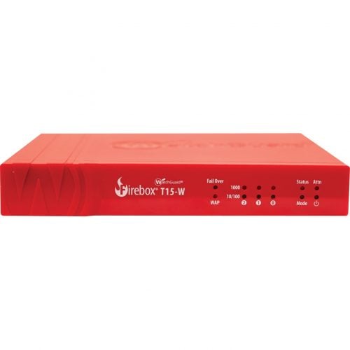 WatchGuard  Firebox T15-W Firewall 3- Port Gigabit Ethernet Wireless