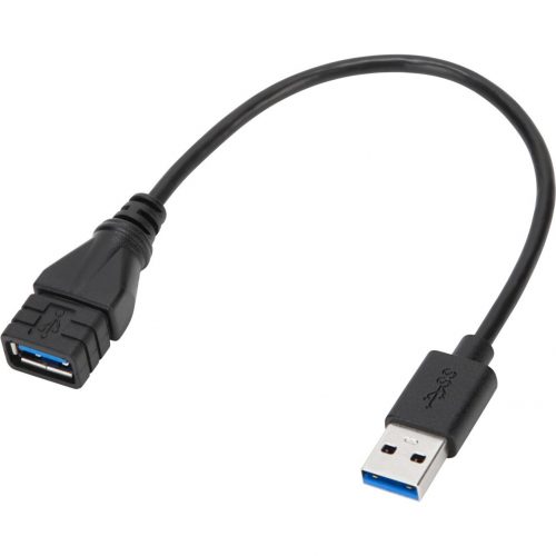 Targus USB 3.0 Extension Cable Black5.91″ USB Data Transfer Cable for Docking Station, Tablet PCFirst End: 1 x USB 3.0 Type AMaleS… ACC997GLX