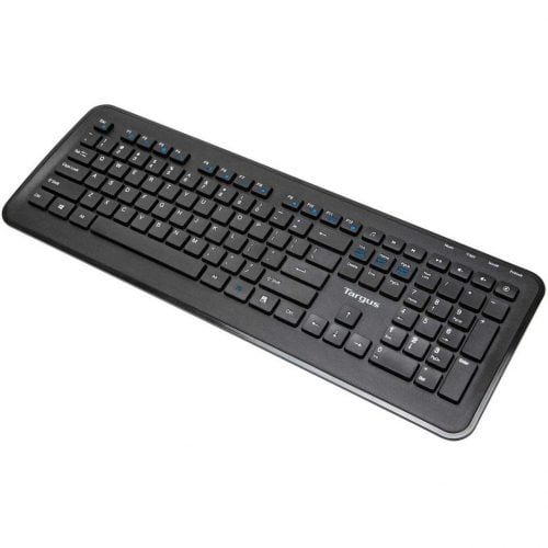 Targus KM610 Wireless Keyboard and Mouse Combo (Black)USB Wireless RF 2.40 GHz KeyboardBlackUSB Wireless RF MouseOpticalQWERTY -… AKM610BT