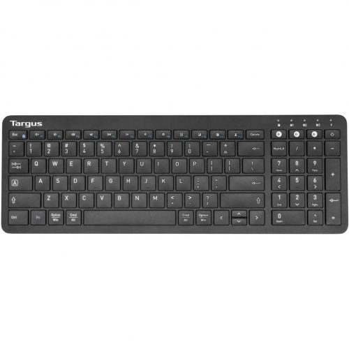Targus AKM619AMUS Keyboard & MouseWireless Bluetooth 5.1 KeyboardBlackWireless Bluetooth MouseOptical2400 dpi2 ButtonScr… AKM619AMUS