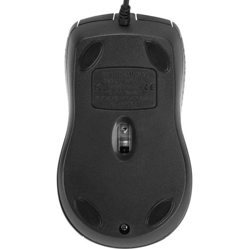 Targus 3-Button USB Full-Size Optical MouseOpticalCableBlackUSB1000 dpiScroll Wheel3 ButtonSymmetrical AMU81USZ