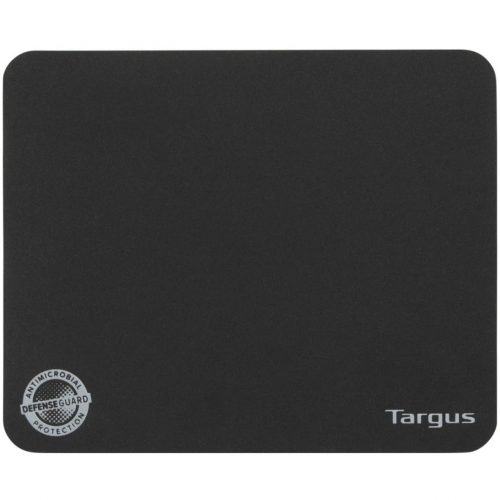 Targus Ultraportable Antimicrobial Mouse Mat0.05″ x 8.66″ x 7.09″ DimensionBlackRubberAnti-slip AWE820GL