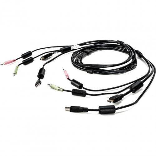 Vertiv AVOCENT KVM Cable6 ft, Single Display, HDMI, 1 x USB, 2 x Audio, Standard KVM cable CBL0126