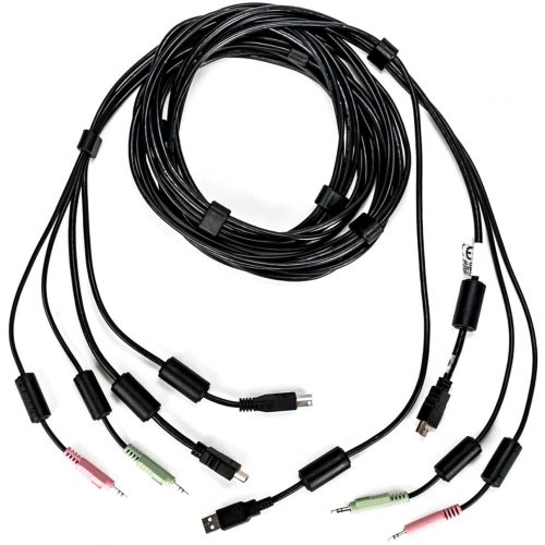 Vertiv AVOCENT KVM Cable10 ft, Single Display, HDMI, 1 x USB, 2 x Audio, Standard KVM cable CBL0127