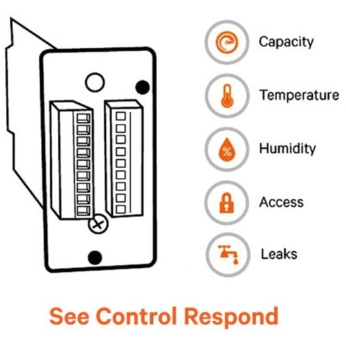 Vertiv Liebert IntelliSlot Relay CardRemote Monitoring AdapterData Center Monitoring | Adapter | Hot-swappable | 24VAC/VDC at 1A IS-RELAY