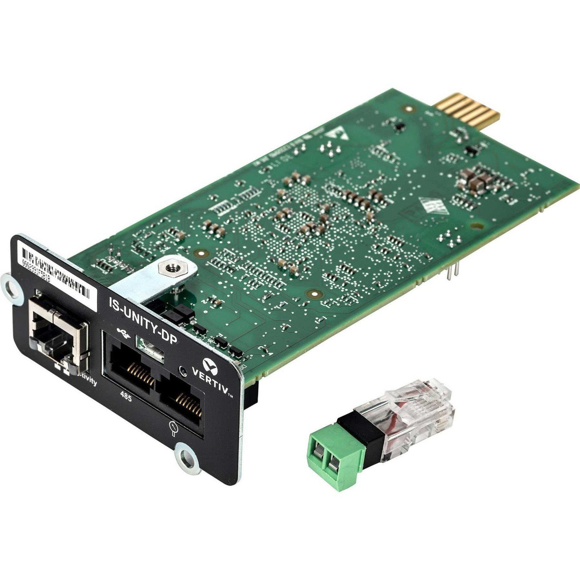 Vertiv Liebert IntelliSlot Unity-DP-Network CardRemote Monitoring|Dual ProtocolData Center Monitoring| Adapter| 10Mb LAN/100Mb LAN| RS… IS-UNITY-DP