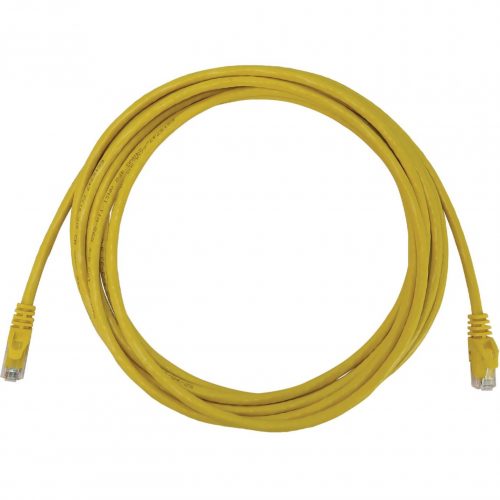 Tripp Lite N261-015-YW Cat.6a UTP Network Cable15 ft Category 6a Network Cable for Network Device, Switch, Patch Panel, Server, Router, H… N261-015-YW