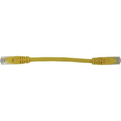 Tripp Lite N261-06N-YW Cat.6a UTP Network Cable6″ Category 6a Network Cable for Network Device, Switch, Patch Panel, Server, Router, Hub,… N261-06N-YW