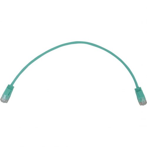 Tripp Lite N261-S01-AQ Cat.6a UTP Patch Network Cable1 ft Category 6a Network Cable for Network Device, Switch, Patch Panel, Server, Rout… N261-S01-AQ