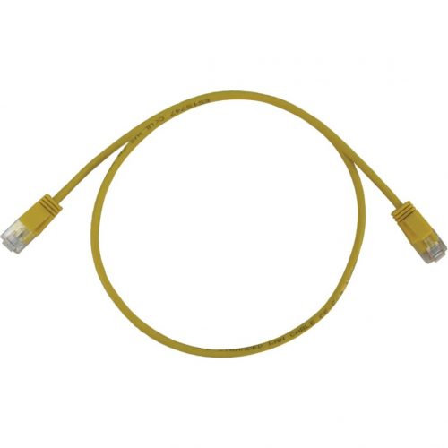 Tripp Lite N261-S02-YW Cat.6a UTP Patch Network Cable2 ft Category 6a Network Cable for Network Device, Switch, Patch Panel, Server, Rout… N261-S02-YW