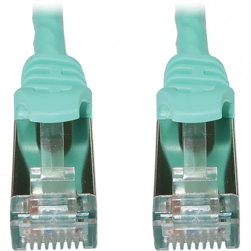 Tripp Lite N262-S03-AQ Cat6a STP Patch Network Cable3 ft Category 6a Network Cable for Network Device, Server, Switch, Router, Hub, Print… N262-S03-AQ