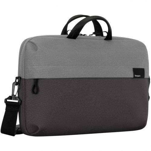 Targus Sagano EcoSmart TBS574GL Carrying Case (Slipcase) for 14″ NotebookBlack/GrayBump Resistant, Scratch ResistantPolyethylene Terep… TBS574GL
