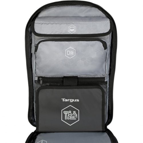 Targus Work + Play TSB94404US Carrying Case (Backpack) for 16″ NotebookBlack/GrayShoulder Strap, Handle19.3″ Height x 12.2″ Width x… TSB94404US