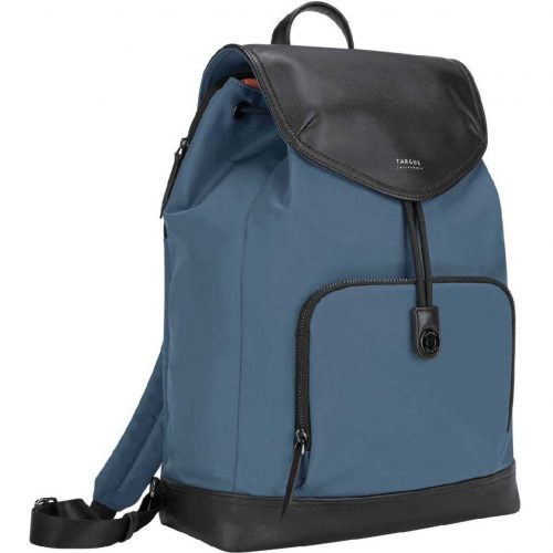 Targus Newport TSB96403GL Carrying Case (Backpack) for 15″ NotebookBlueWater ResistantTwill Nylon, Leatherette, Polyurethane, Woven… TSB96403GL