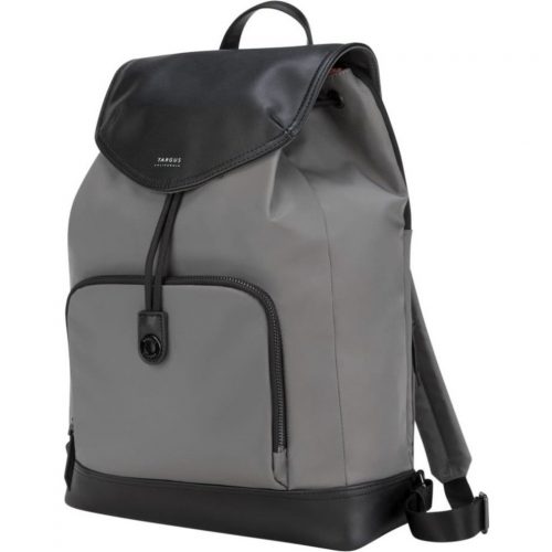 Targus Newport TSB96404GL Carrying Case (Backpack) for 15″ NotebookGrayWater ResistantNylon, Polyurethane BodyTrolley Strap, Shou… TSB96404GL