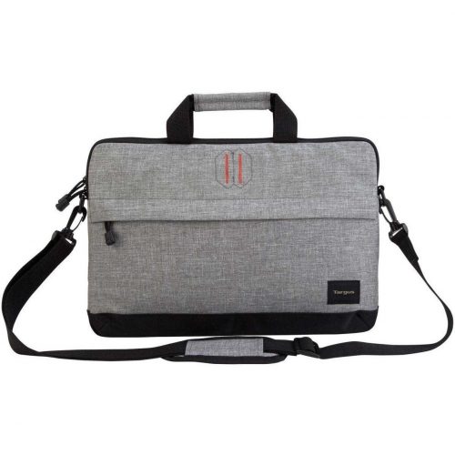 Targus Strata TSS63204US Carrying Case (Sleeve) for 15.6″ NotebookPewter, GrayDamage Resistant InteriorPolyester BodyShoulder Str… TSS63204US