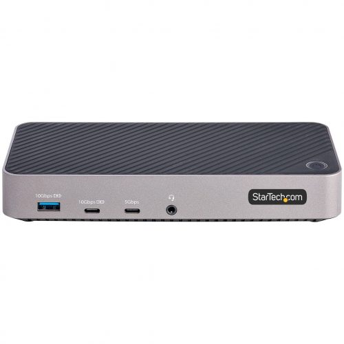 Startech .com USB-C Triple Monitor Docking Station, HDMI/DisplayPort, 5-Port USB 3.2 Gen 2 Hub, GbE, 100W USB PD, Universal Docking Statio… 116N-USBC-DOCK
