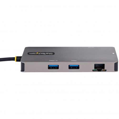 Startech .com USB C Multiport Adapter, Dual HDMI, 4K 60Hz, 2x 5Gbps USB-A 3.1 Hub, 100W Power Delivery, GbE, SD/MicroSD, USB C Mini D… 120B-USBC-MULTIPORT