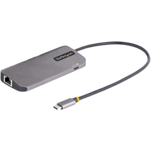 Startech .com USB C Multiport Adapter, 4K 60Hz HDMI HDR10 Video, 3 Port 5Gbps USB 3.2 Hub, 100W PD PassThrough, GbE, Mini Travel Dock… 127B-USBC-MULTIPORT