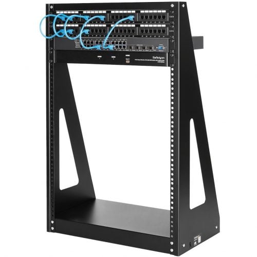 Startech .com Heavy Duty 2-Post RackOpen-Frame Server Rack16UStore your server, network and telecom devices in this sturdy steel, op… 2POSTRACK16