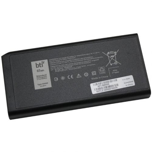 Battery Technology BTI For Notebook Rechargeable5856 mAh65 Wh11.10 V 451-BBWK-BTI